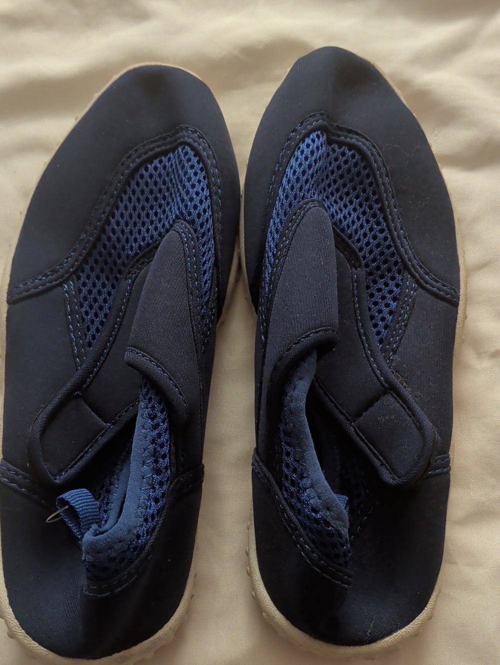 Athletech Navy Blue Slip-On Water Shoes Kids